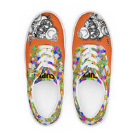 Women’s lace-up canvas shoes - Cupy