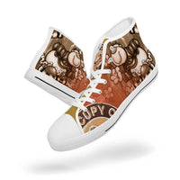400. New High-top Canvas Shoes - Tongue Printable - Cupy