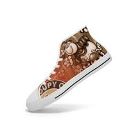 400. New High-top Canvas Shoes - Tongue Printable - Cupy