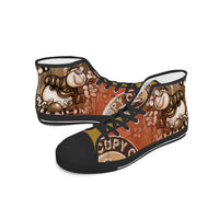 400. New High-top Canvas Shoes - Tongue Printable - Cupy
