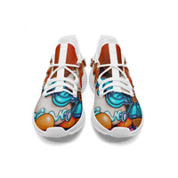 364.  Net Style Mesh Knit Sneakers