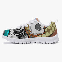 216. Kids' Lightweight Mesh Sneakers - White