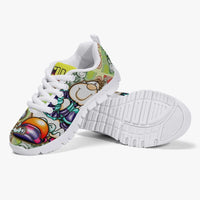 216. Kids' Lightweight Mesh Sneakers - White