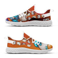 364.  Net Style Mesh Knit Sneakers