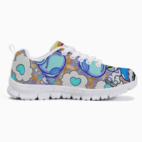 216. Kids' Lightweight Mesh Sneakers - White