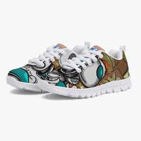 216. Kids' Lightweight Mesh Sneakers - White