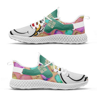 364.  Net Style Mesh Knit Sneakers