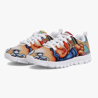 216. Kids' Lightweight Mesh Sneakers - White