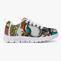 216. Kids' Lightweight Mesh Sneakers - White