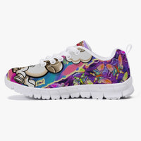 216. Kids' Lightweight Mesh Sneakers - White