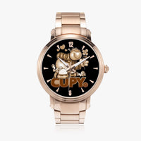 213. New Steel Strap Automatic Watch (With Indicators)