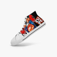CUPY 400. New High-top Canvas Shoes - Tongue - Cupy