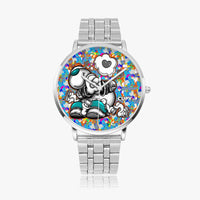 273. Instafamous Steel Strap Quartz watch