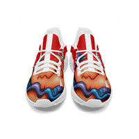 364. Net Style Mesh Knit Sneakers