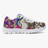 216. Kids' Lightweight Mesh Sneakers - White