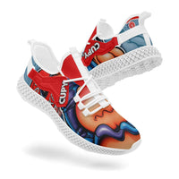 364. Net Style Mesh Knit Sneakers