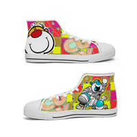 400. New High-top Canvas Shoes - Tongue Printable - Cupy