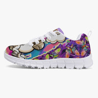 216. Kids' Lightweight Mesh Sneakers - White