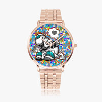 273. Instafamous Steel Strap Quartz watch