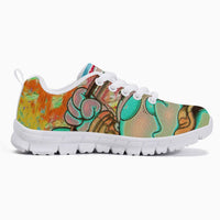216. Kids' Lightweight Mesh Sneakers - White