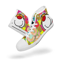 400. New High-top Canvas Shoes - Tongue Printable - Cupy