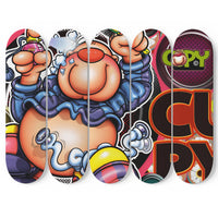 Cupy original design skateboards wall art per 5 No.6