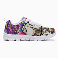 216. Kids' Lightweight Mesh Sneakers - White