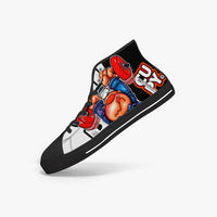 CUPY 400. New High-top Canvas Shoes - Tongue - Cupy