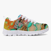 216. Kids' Lightweight Mesh Sneakers - White