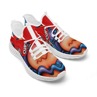 364. Net Style Mesh Knit Sneakers