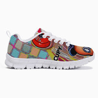 216. Kids' Lightweight Mesh Sneakers - White