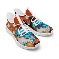 364.  Net Style Mesh Knit Sneakers