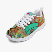 216. Kids' Lightweight Mesh Sneakers - White