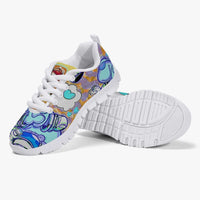 216. Kids' Lightweight Mesh Sneakers - White