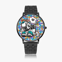 273. Instafamous Steel Strap Quartz watch