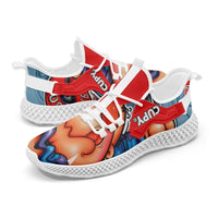 364. Net Style Mesh Knit Sneakers