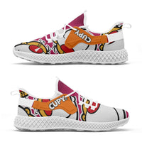 364.  Net Style Mesh Knit Sneakers