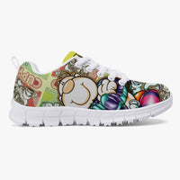 216. Kids' Lightweight Mesh Sneakers - White