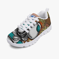 216. Kids' Lightweight Mesh Sneakers - White