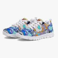 216. Kids' Lightweight Mesh Sneakers - White