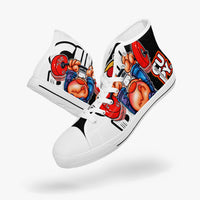 CUPY 400. New High-top Canvas Shoes - Tongue - Cupy