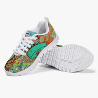 216. Kids' Lightweight Mesh Sneakers - White