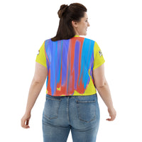 CUPY all-Over Print Crop Tee - Cupy