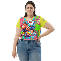 CUPY all-Over Print Crop Tee - Cupy