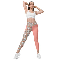 Cupy crossover leggings with pockets - Cupy