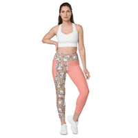 Cupy crossover leggings with pockets - Cupy