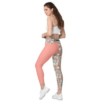 Cupy crossover leggings with pockets - Cupy