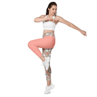 Cupy crossover leggings with pockets - Cupy