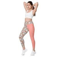 Cupy crossover leggings with pockets - Cupy