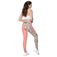 Cupy crossover leggings with pockets - Cupy